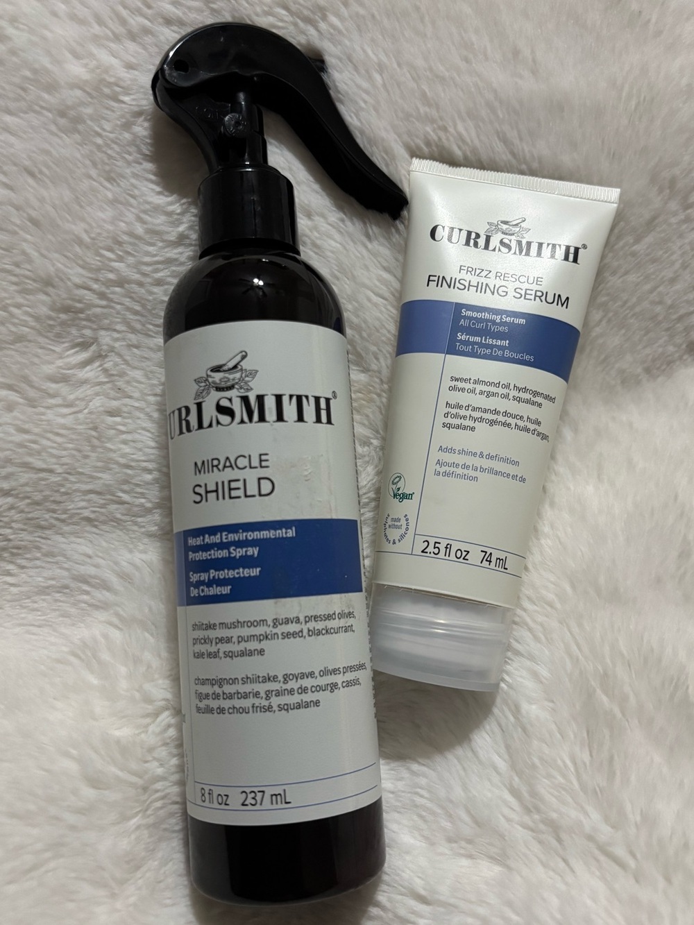 Curlsmith Miracle Shield Heat & Environmental Protection Spray - White/Blue